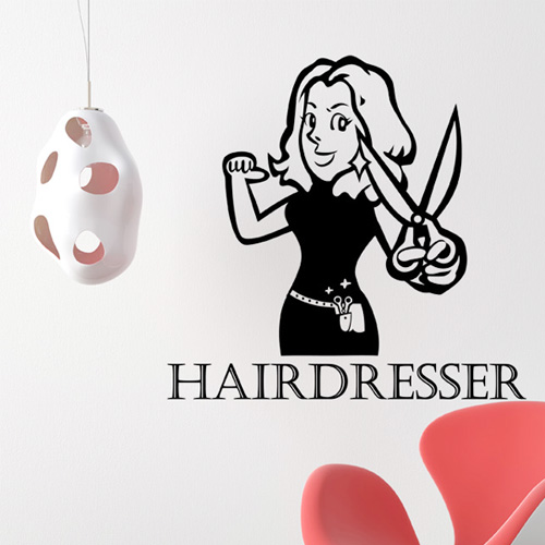 그래픽스티커 im138-Hair dresser_머리하는날 /포인트스티커
