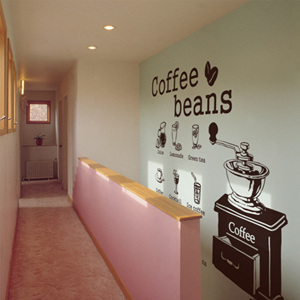 그래픽스티커 im016-Coffee beans(대형)