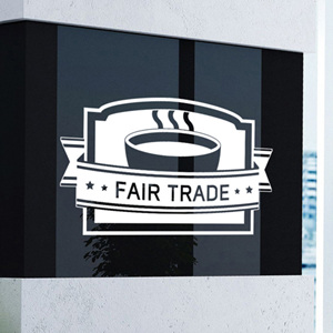 그래픽스티커 ip206-Fair trade Coffee(페어트레이드커피)